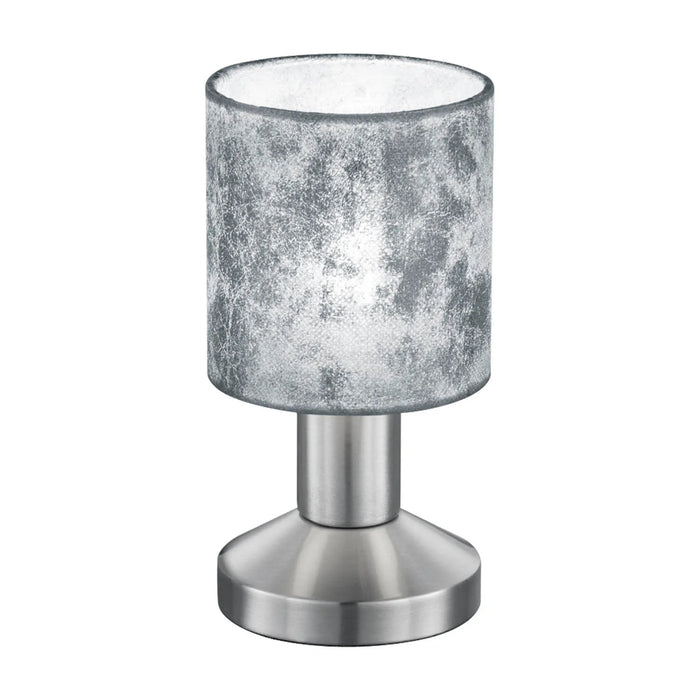 LÚZETE - LAMPADA DA TAVOLO PICCOLO PARALUME ARGENTO