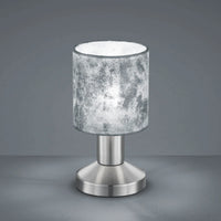 LÚZETE - LAMPADA DA TAVOLO PICCOLO PARALUME ARGENTO
