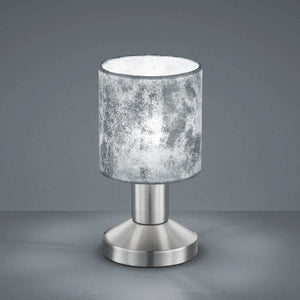LÚZETE - LAMPADA DA TAVOLO PICCOLO PARALUME ARGENTO