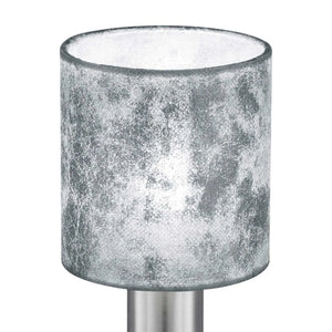 LÚZETE - LAMPADA DA TAVOLO PICCOLO PARALUME ARGENTO