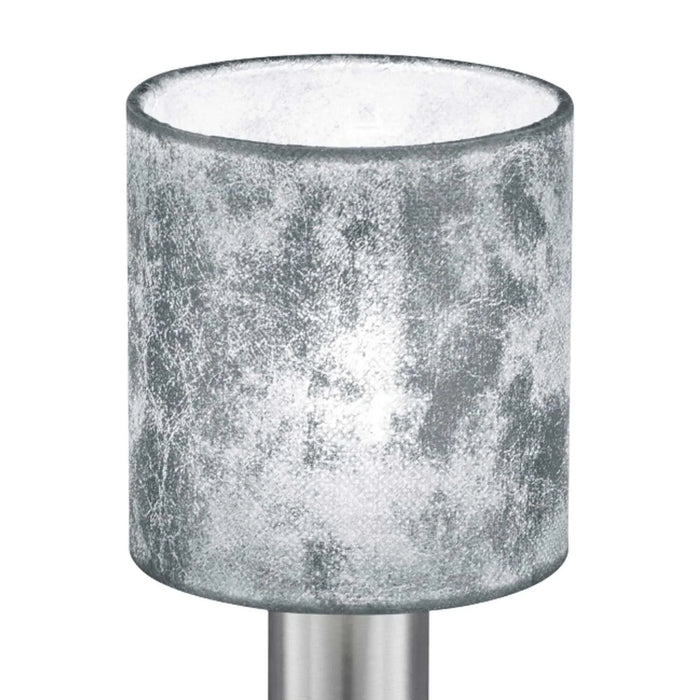 LÚZETE - LAMPADA DA TAVOLO PICCOLO PARALUME ARGENTO