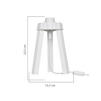 Lampada da tavolo Piko MDL4768 colore bianco