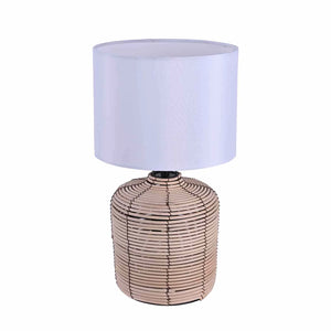 LÚZETE - LAMPADA DA TAVOLO RATTAN 35CM ELARA