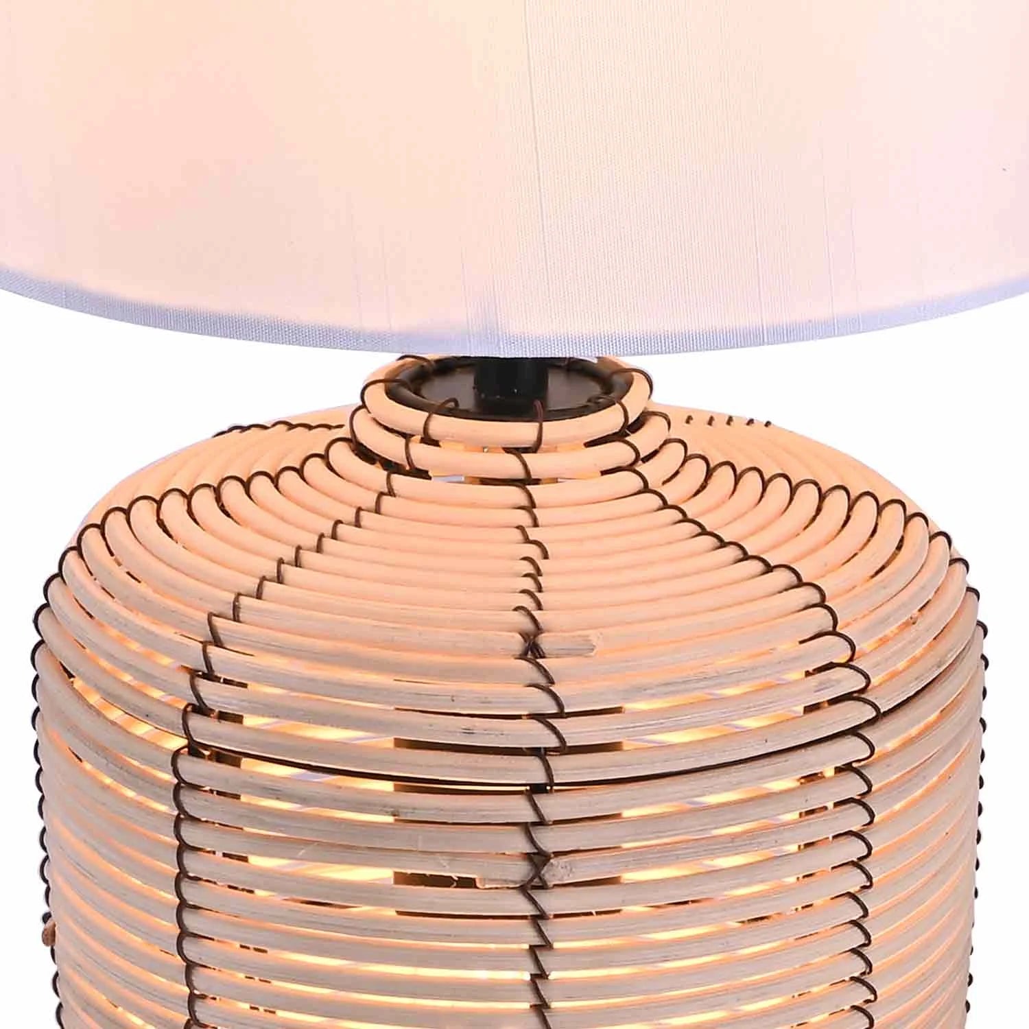 LÚZETE - LAMPADA DA TAVOLO RATTAN 35CM ELARA