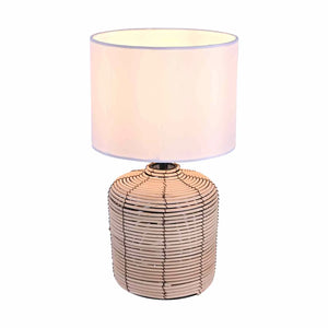 LÚZETE - LAMPADA DA TAVOLO RATTAN 35CM ELARA