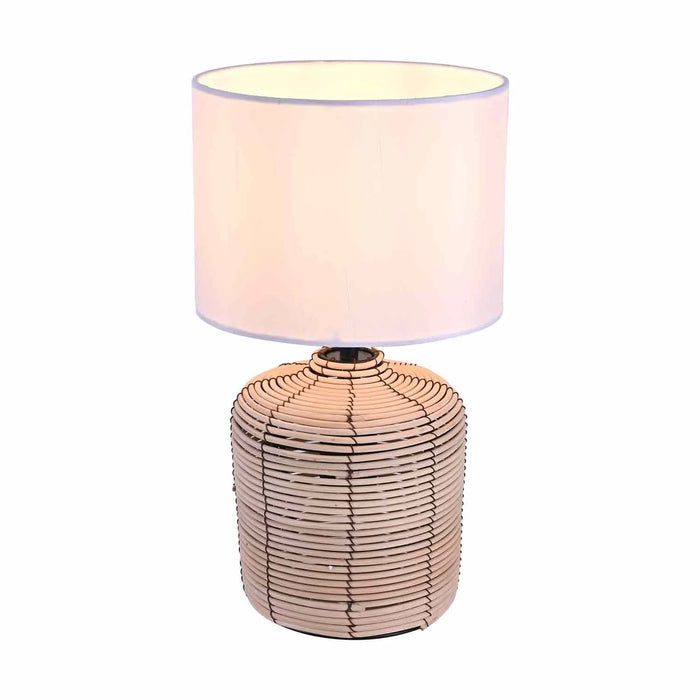 LÚZETE - LAMPADA DA TAVOLO RATTAN 35CM ELARA