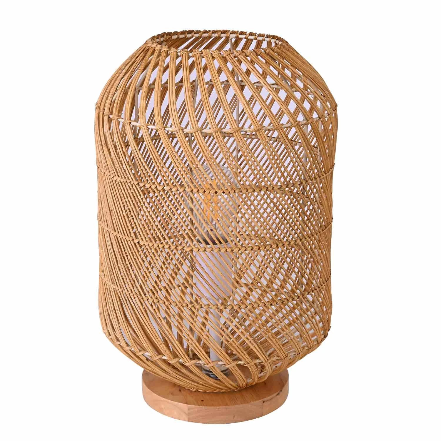 LÚZETE - LAMPADA DA TAVOLO RATTAN ROSALIND