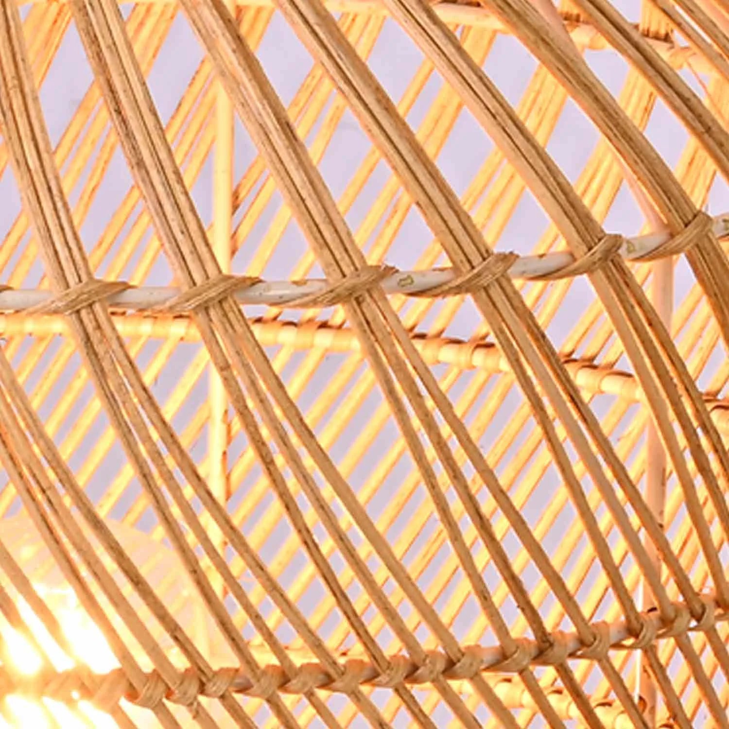 LÚZETE - LAMPADA DA TAVOLO RATTAN ROSALIND