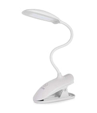 Lampada Da Tavolo Scrivania A Led Luce Ricaricabile Touch Snodabile Con Pinza         