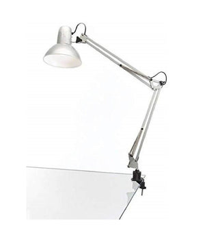 Lampada Da Tavolo Scrivania Braccio Snodato Base Clip 33x33cm Estetista Manicure         