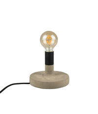 Lampada Da Tavolo Scrivania Per Casa Ufficio In Calcestruzzo Effetto Pietra         