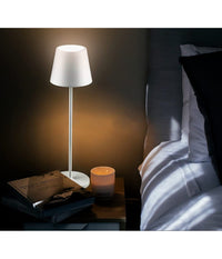 Lampada Da Tavolo Senza Fili Led Bianca Dimmerabile Touch Luce Bianca Calda 2 W         