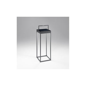 Lampada da tavolo solare e ricaricabile CAGE di Perenz Grigio Scuro H50cm