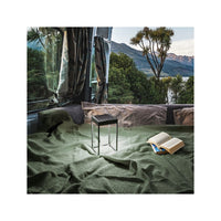 Lampada da tavolo solare e ricaricabile CAGE di Perenz Grigio Scuro H30cm