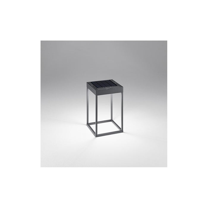 Lampada da tavolo solare e ricaricabile CAGE di Perenz Grigio Scuro H30cm