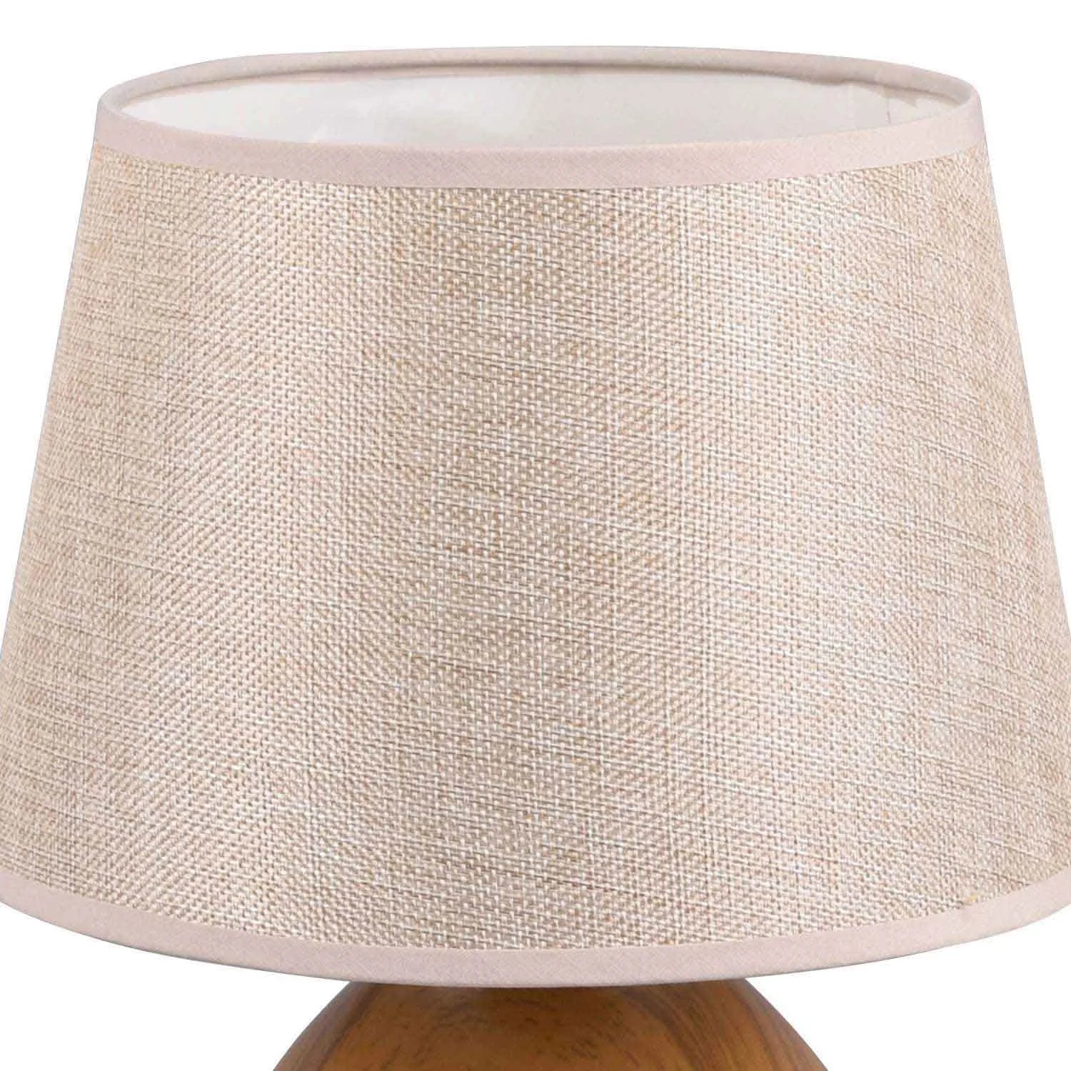 LÚZETE - LAMPADA DA TAVOLO SPLENDOUR 24CM IN FINTO LEGNO