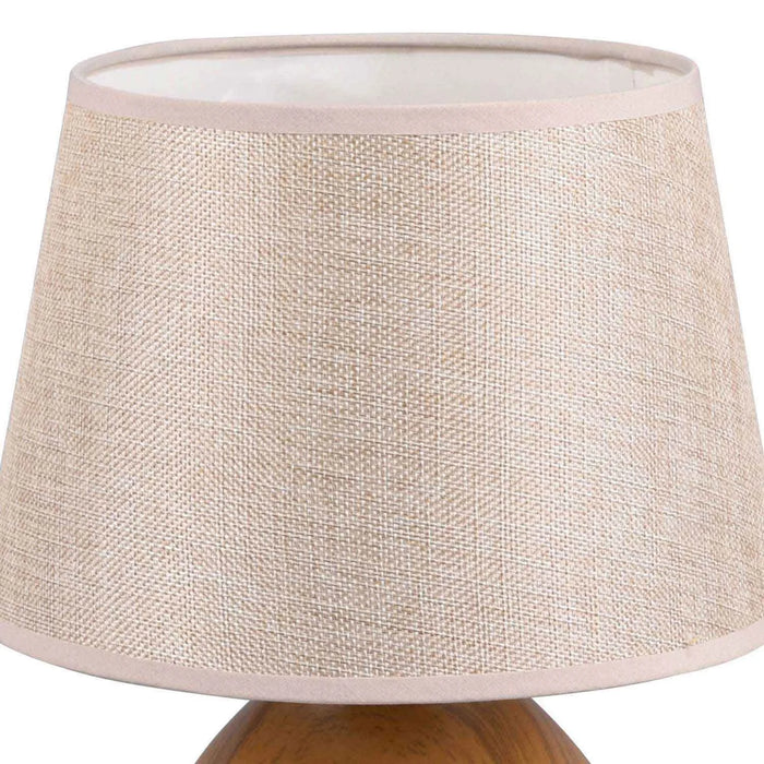 LÚZETE - LAMPADA DA TAVOLO SPLENDOUR 24CM IN FINTO LEGNO