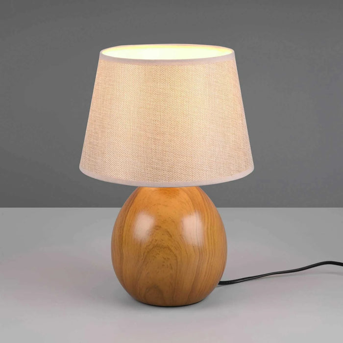 LÚZETE - LAMPADA DA TAVOLO SPLENDOUR 24CM IN FINTO LEGNO