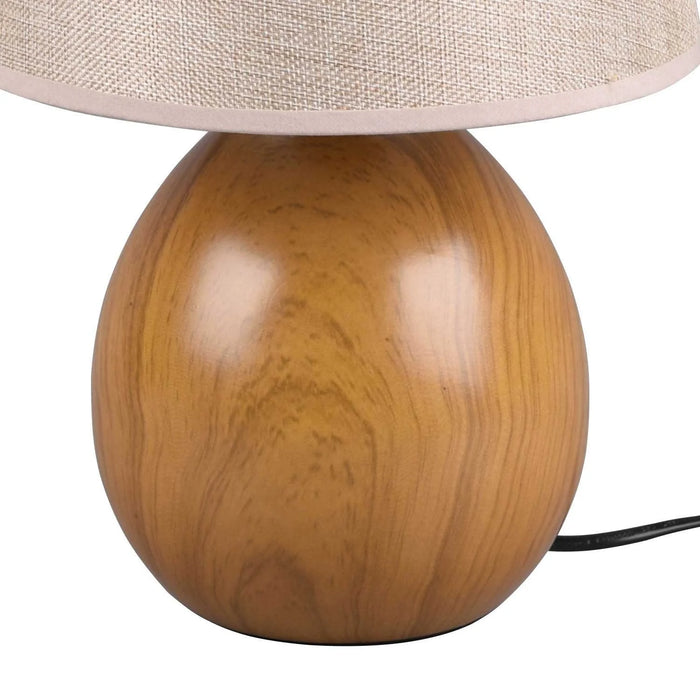 LÚZETE - LAMPADA DA TAVOLO SPLENDOUR 24CM IN FINTO LEGNO