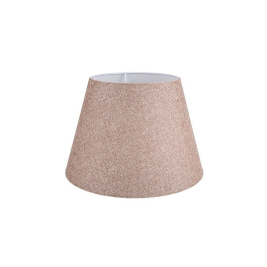 Lampada da tavolo treppiede bianco e paralume tessuto colore beige PIKOBI2634