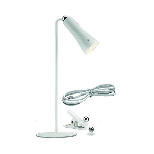 Lampada da tavolo Vigor led, sophia 4in1 130 lm, bianca