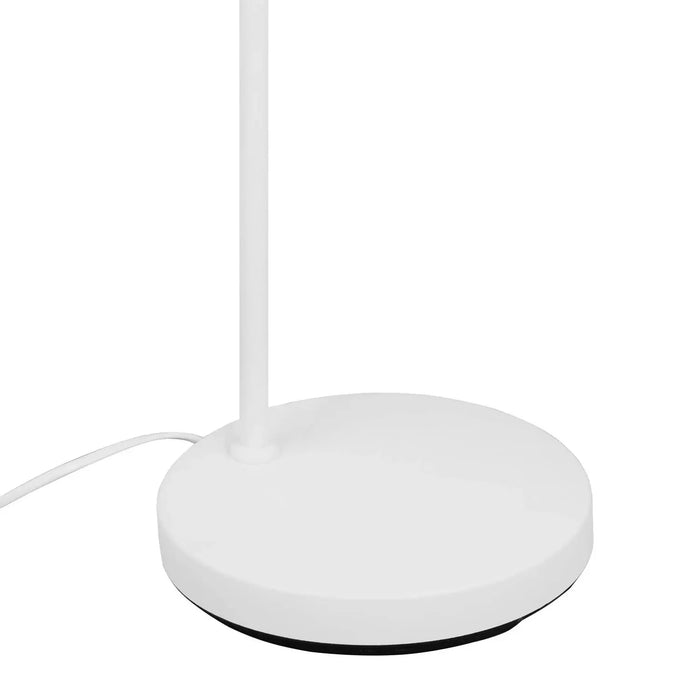 LÚZETE - LAMPADA DA TERRA 1 LUCE METALLO BIANCO E27 BIRKITA