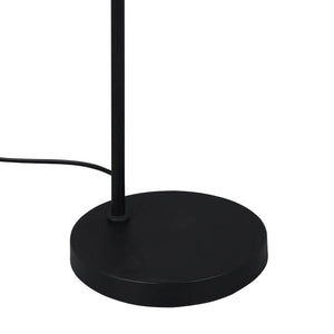 LÚZETE - LAMPADA DA TERRA 1 LUCE METALLO NERO E27 BIRKITA