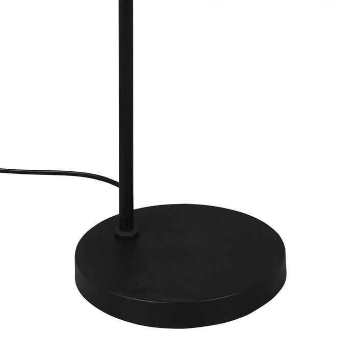 LÚZETE - LAMPADA DA TERRA 1 LUCE METALLO NERO E27 BIRKITA