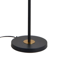 LÚZETE - LAMPADA DA TERRA 3 LUCI FERRO NERO BRONZO VECCHIO TULIPANI BIANCHI NICOLETTA