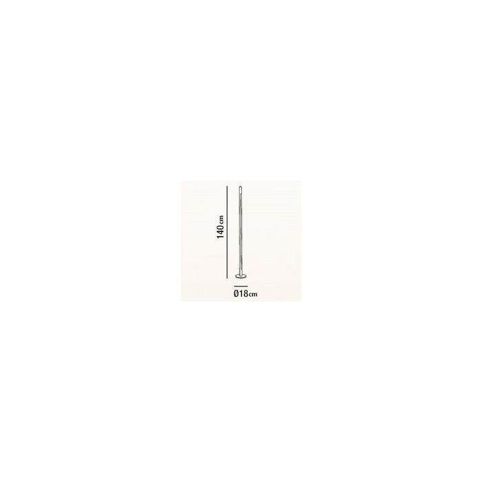 Lampada da terra a led Stick bianco 6760 B LC PERENZ