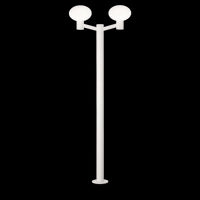 Lampada Da Terra Clio Mpt2 Bianco Ideal-lux