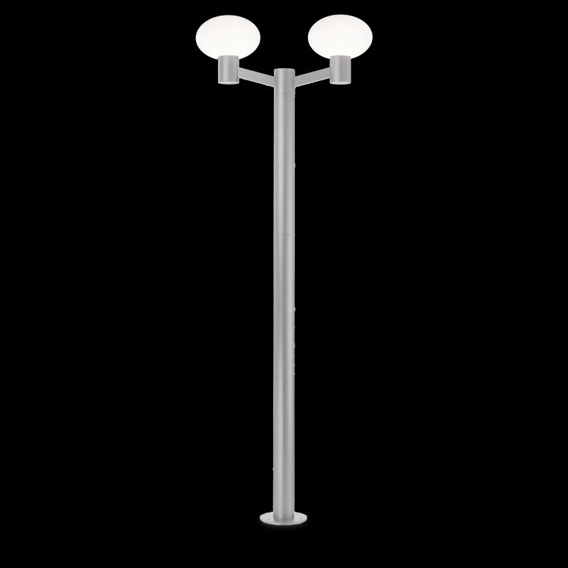 Lampada Da Terra Clio Mpt2 Grigio Ideal-lux