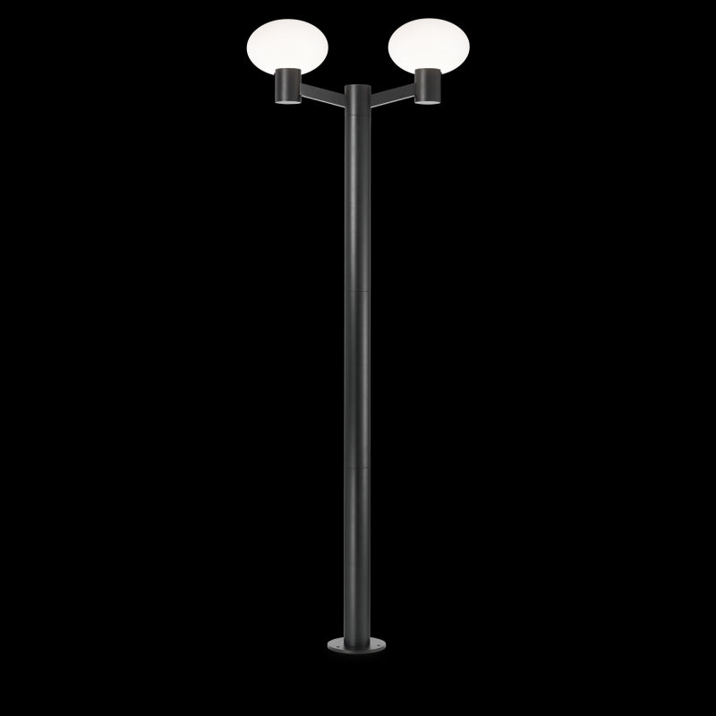 Lampada Da Terra Clio Mpt2 Nero Ideal-lux