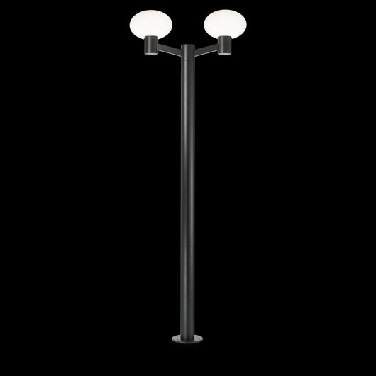 Lampada Da Terra Clio Mpt2 Nero Ideal-lux