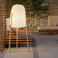 LÚZETE - LAMPADA DA TERRA ESTERNA ROCKET 145 IN&OUT CAVO DI JUTA