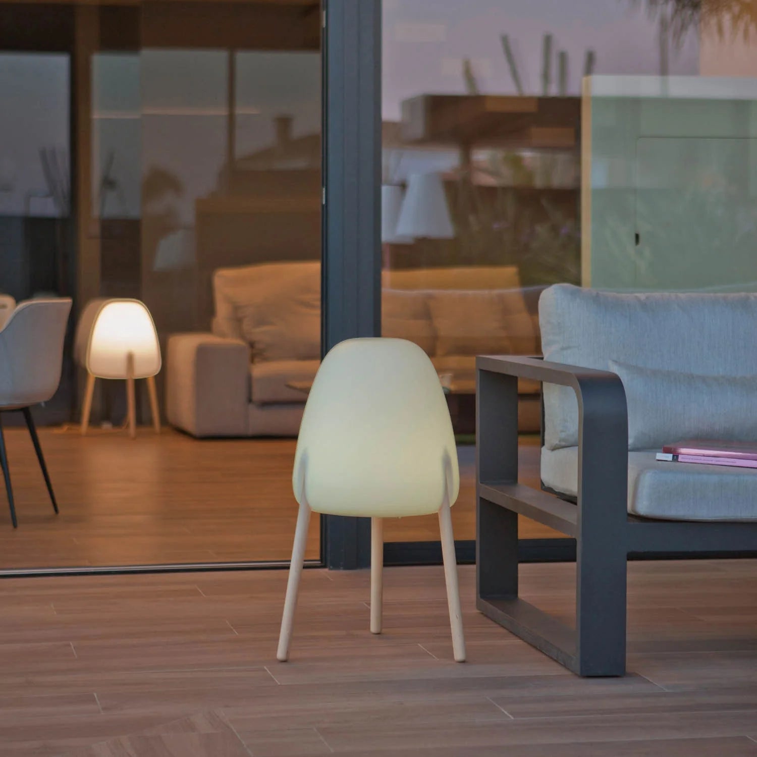 LÚZETE - LAMPADA DA TERRA ESTERNA SOLARE ROCKET 70 + BATTERIA RICARICABILE