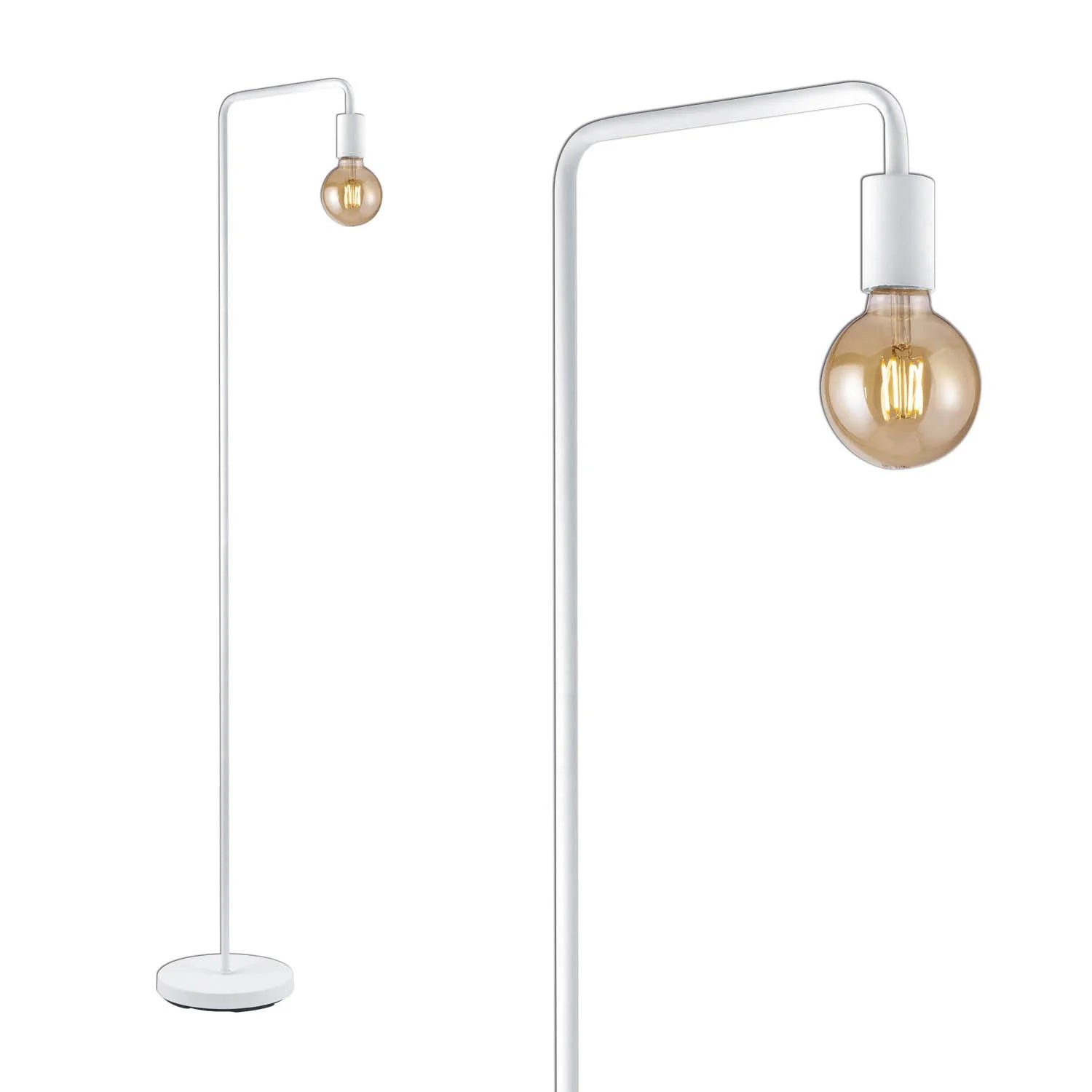 LÚZETE - LAMPADA DA TERRA GLADSTONE BIANCO