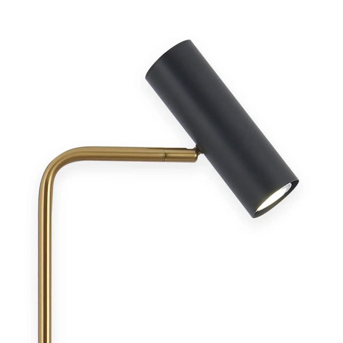 LÚZETE - LAMPADA DA TERRA IN ACCIAIO DORATO ADARA