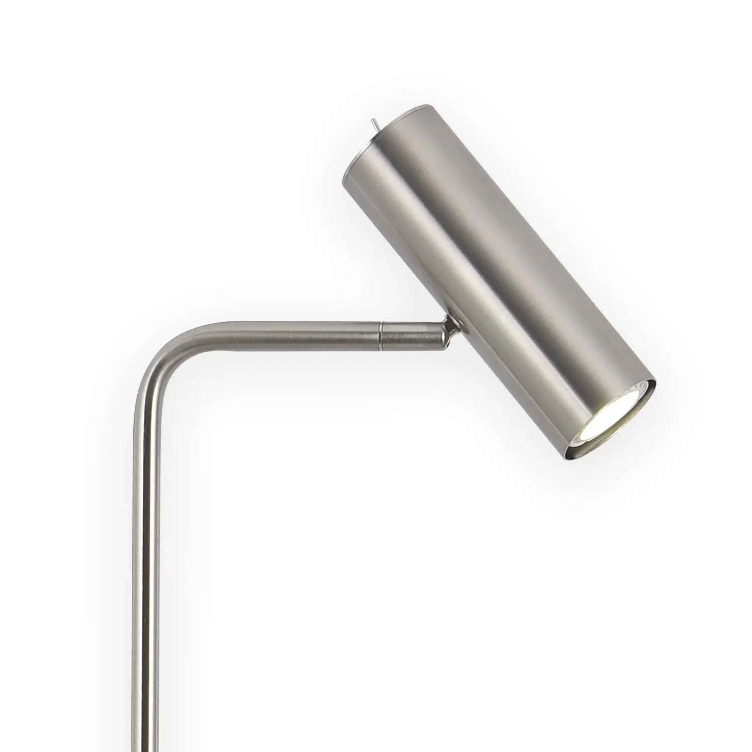 LÚZETE - LAMPADA DA TERRA IN ACCIAIO NICHEL SATINATO ADARA