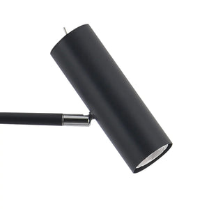 LÚZETE - LAMPADA DA TERRA IN ACCIAIO VERNICIATO NERO ADARA