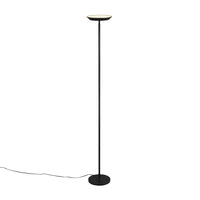 LÚZETE - LAMPADA DA TERRA LED 17W REGOLABILE 2700-6500K NERA SCHUBERT