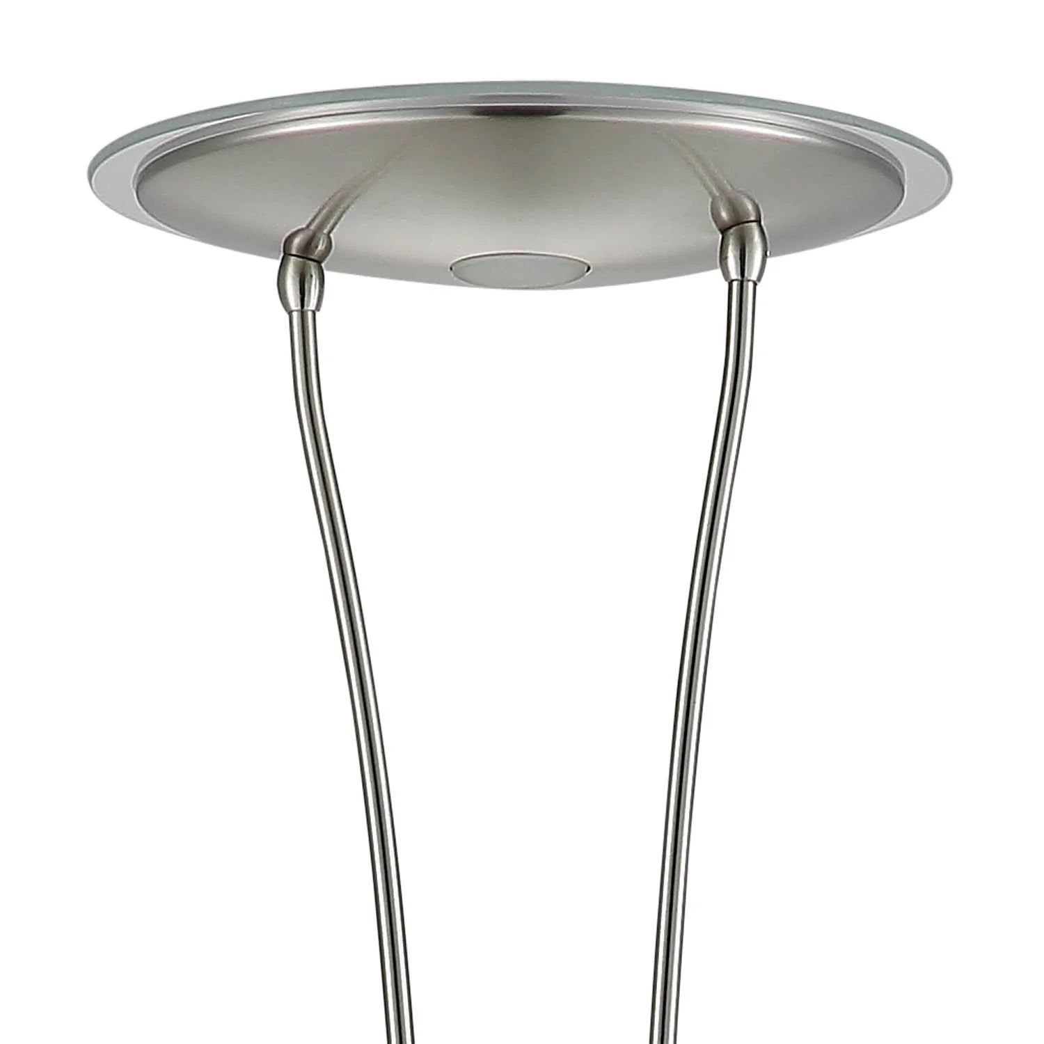 LÚZETE - LAMPADA DA TERRA LED ARTEMIS 19W+5W 3000K USB NICKEL