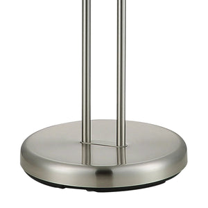 LÚZETE - LAMPADA DA TERRA LED ARTEMIS 19W+5W 3000K USB NICKEL