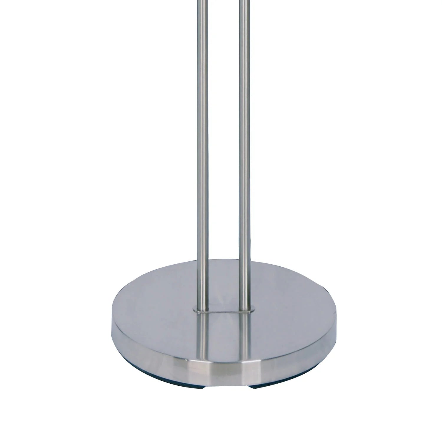 LÚZETE - LAMPADA DA TERRA LED CAROUSEL 26W NICHEL SATINATO