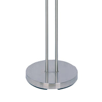 LÚZETE - LAMPADA DA TERRA LED CAROUSEL 26W NICHEL SATINATO