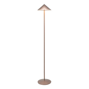 Zafferano Lampada da Terra Led Ricaricabile Pina XXL - 6W, IP65, Dimmer Touch, Testa Magnetica, Design Moderno per Interni ed Esterni - Bronzo