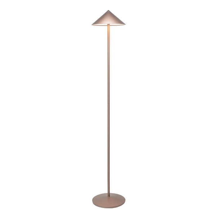 Zafferano Lampada da Terra Led Ricaricabile Pina XXL - 6W, IP65, Dimmer Touch, Testa Magnetica, Design Moderno per Interni ed Esterni - Bronzo