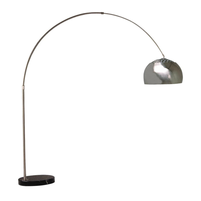 LÚZETE - LAMPADA DA TERRA MARMO CROMO MILSA