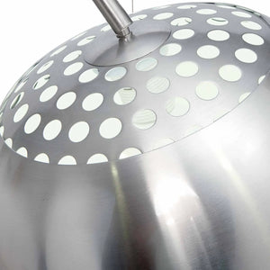 LÚZETE - LAMPADA DA TERRA MARMO NICHEL SATINATO OLMAR