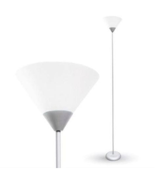 Lampada Da Terra Piantana In Metallo Con Portalampada Per Lampadine E27 Vt-7500         